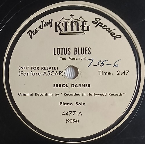 Jazz hear errol - 78, garner