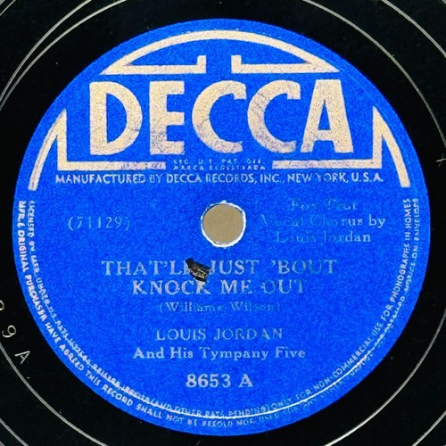 Louis jordan thatll just - just, bout